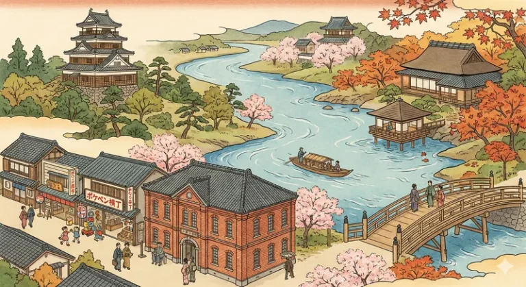 마츠야마 근교 여행! 이요 오즈(Ozu) 당일치기 산책 코스 완벽 정리