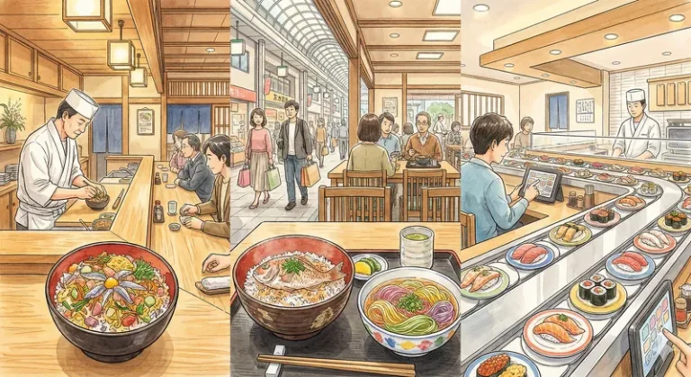 마쓰야마 오카이도 맛집: 실패 없는 스시 & 향토 요리 BEST 3