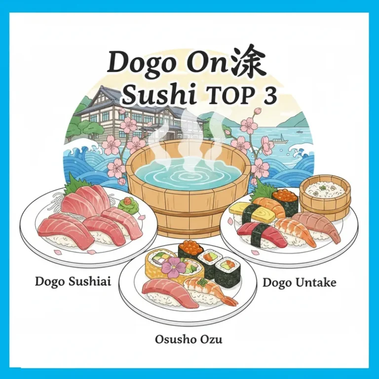 마쓰야마 도고 온천 여행의 완성, 실패 없는 현지 스시 맛집 TOP 3 추천