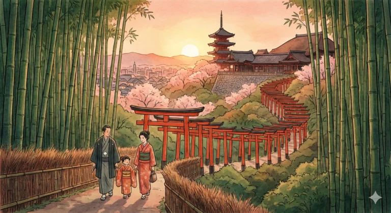 교토 2박 3일 가족여행 코스 : 부모님, 아이와 함께하는 완벽 가이드