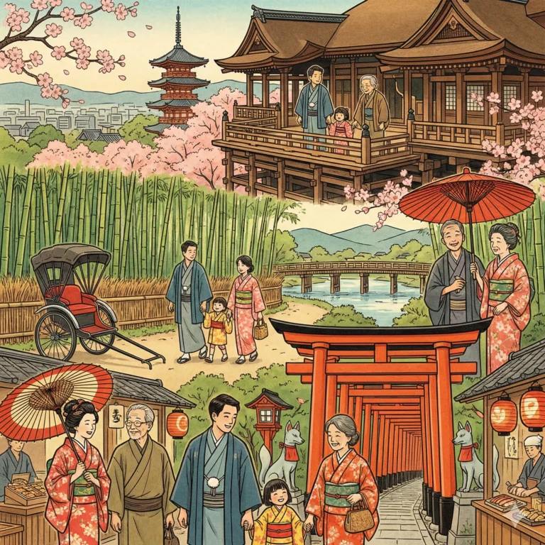 교토 3박 4일 가족여행 코스 : 부모님, 아이와 함께 가기 좋은 완벽 일정