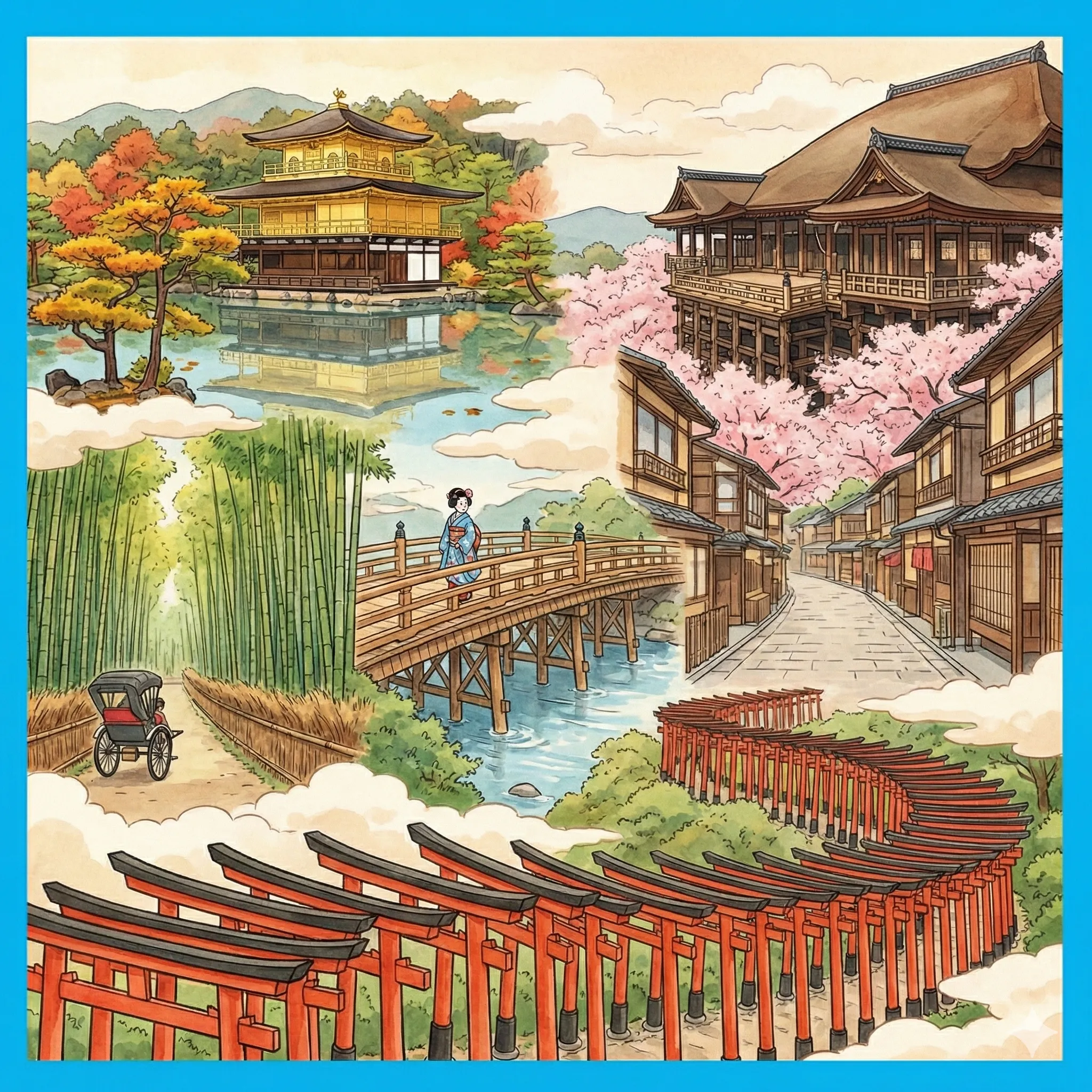 교토 2박 3일 관광 코스 추천: 실패 없는 알짜배기 여행 일정