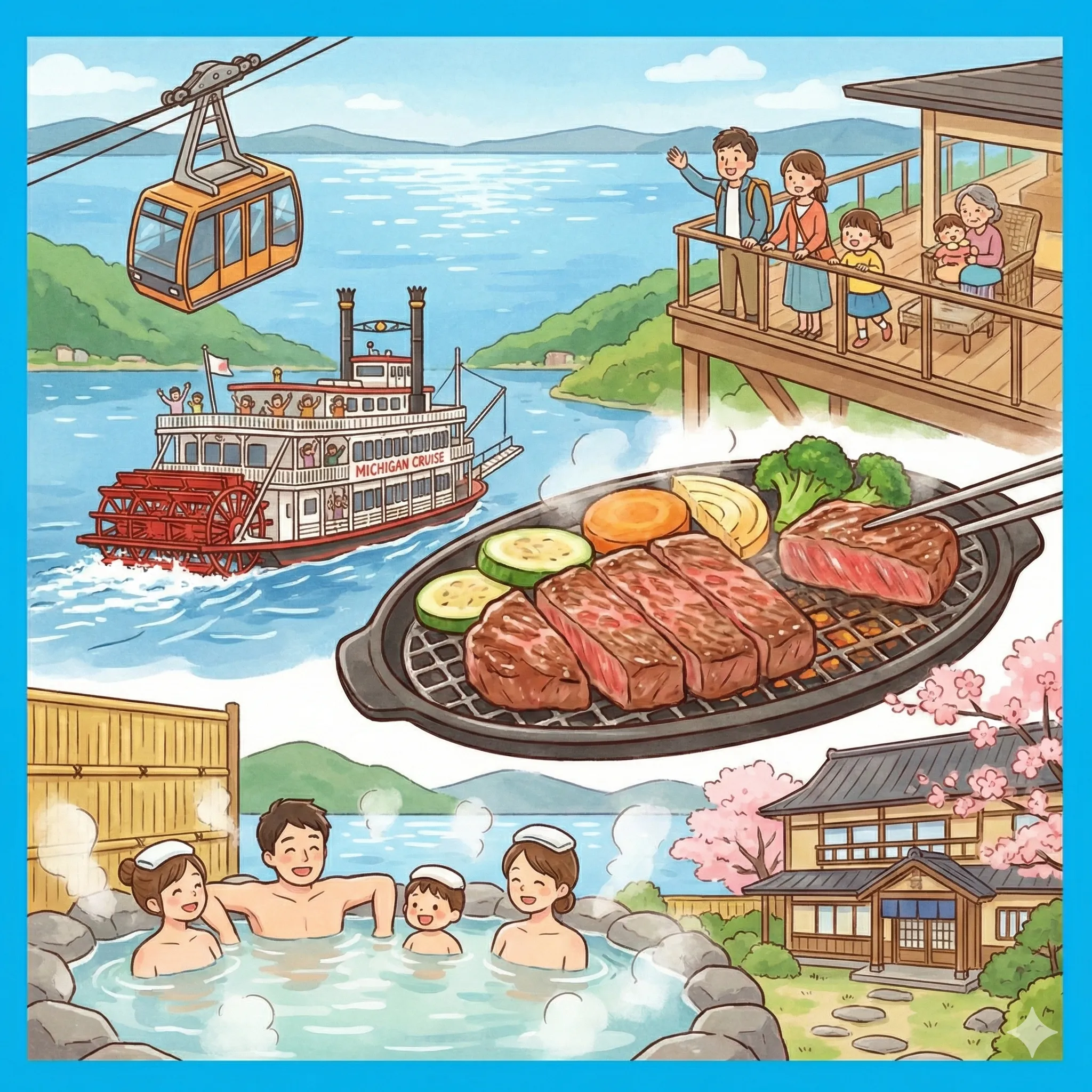 오쓰시 가족여행 코스 : 교토 옆 숨은 보석, 비와호의 매력을 찾아서