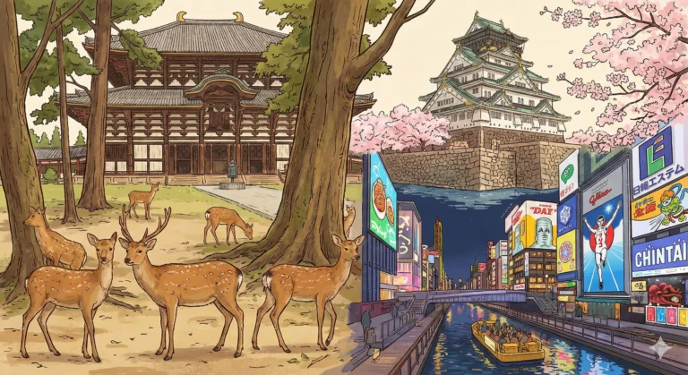 오사카 나라 여행 코스 추천, 꼭 가봐야 할 핵심 관광지 BEST 3