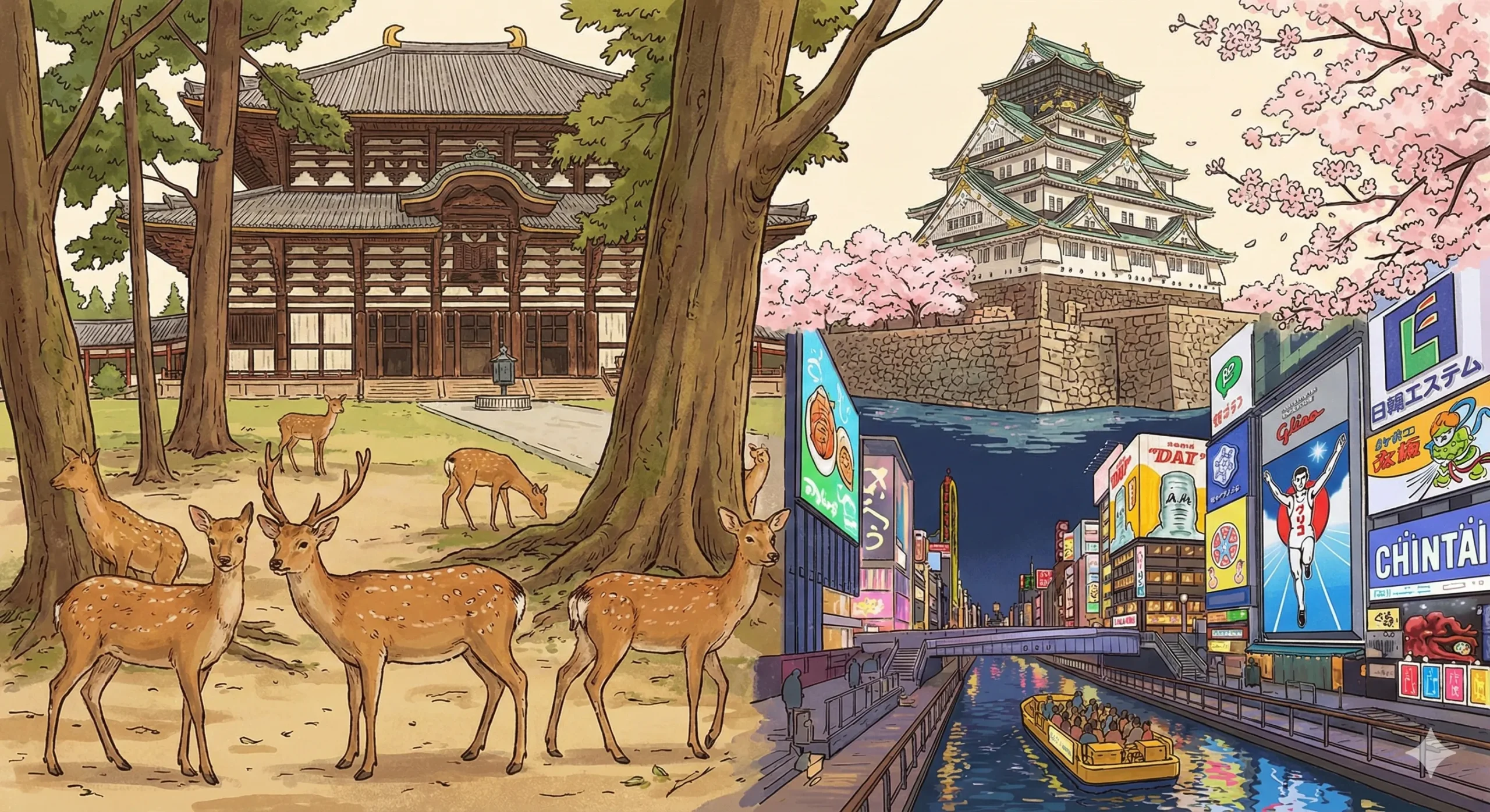 오사카 나라 여행 코스 추천, 꼭 가봐야 할 핵심 관광지 BEST 3