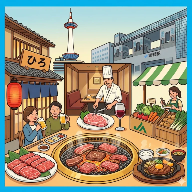 교토역 야키니쿠 맛집 BEST 3 : 실패 없는 고기 여행