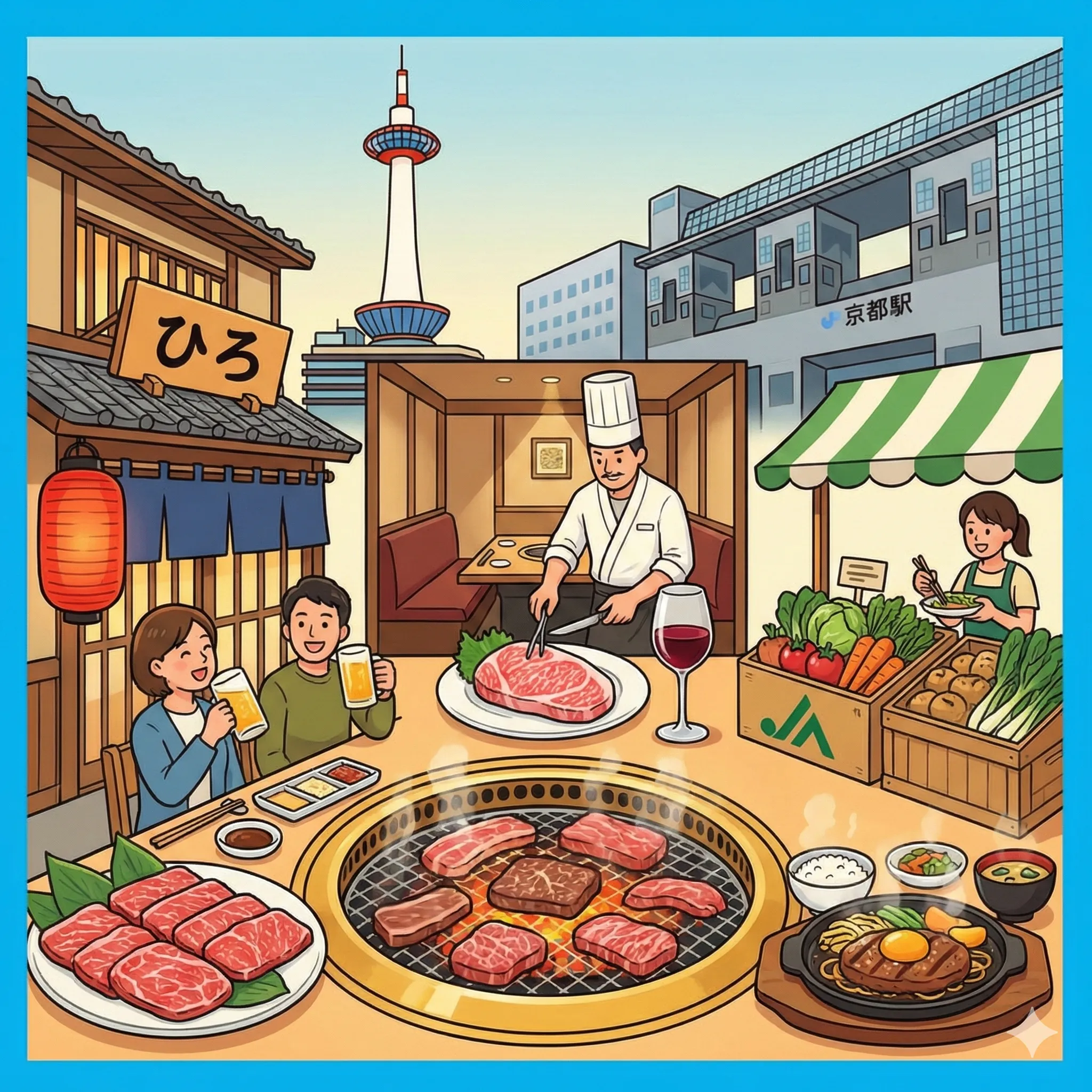 교토역 야키니쿠 맛집 BEST 3 : 실패 없는 고기 여행