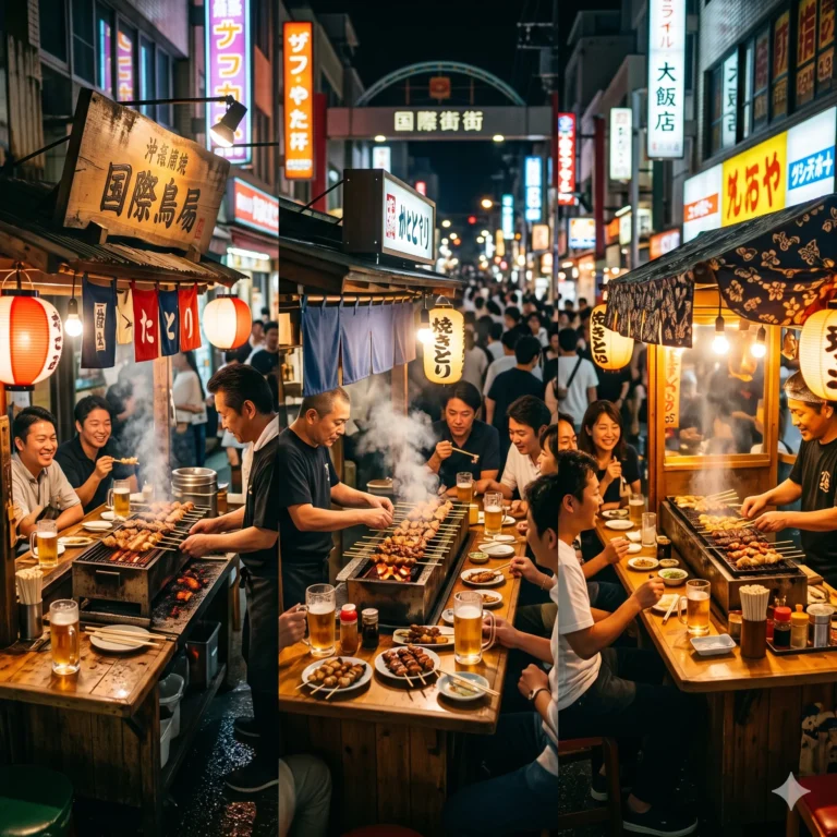 오키나와 여행의 정수, 국제거리 야키토리 맛집 BEST 3 완벽 가이드